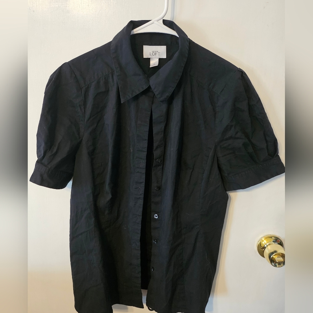 LOFT Elegant Black Top